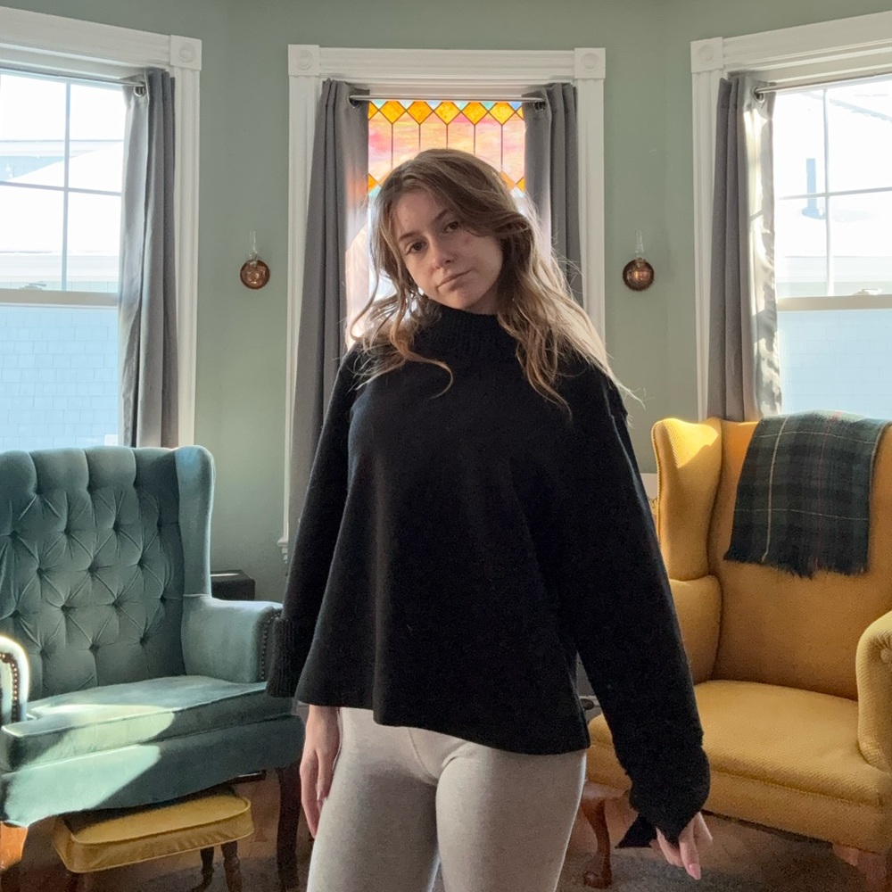 Banana Republic Black Turtleneck Sweater